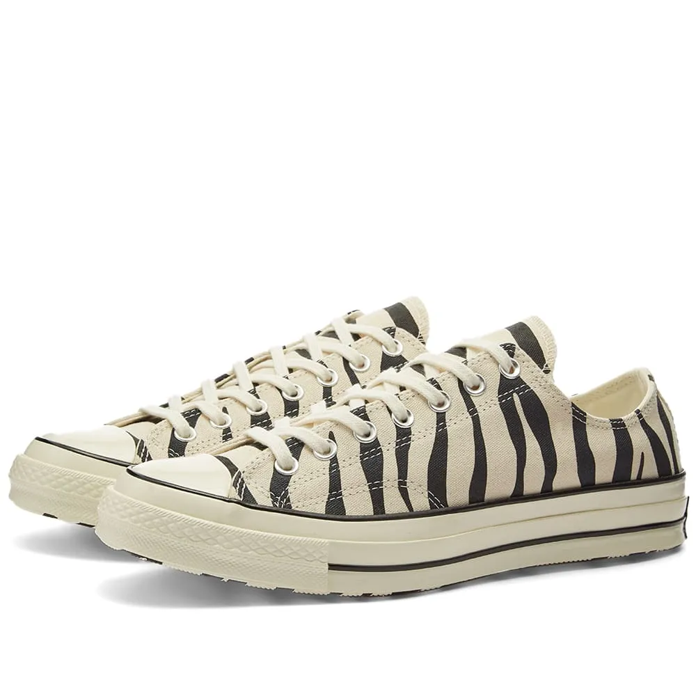 Converse Chuck Taylor 1970s Ox 'Zebra'Black, Unbleached & Egret