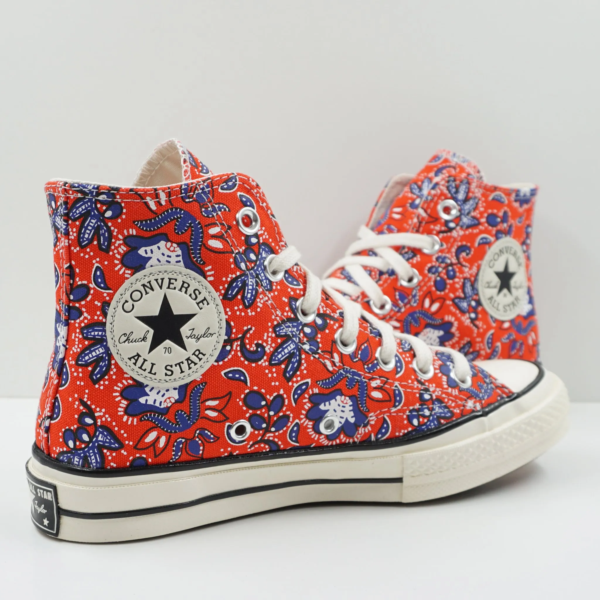 Converse Chuck Taylor All Star 70 Hi Paisley Habanero Red