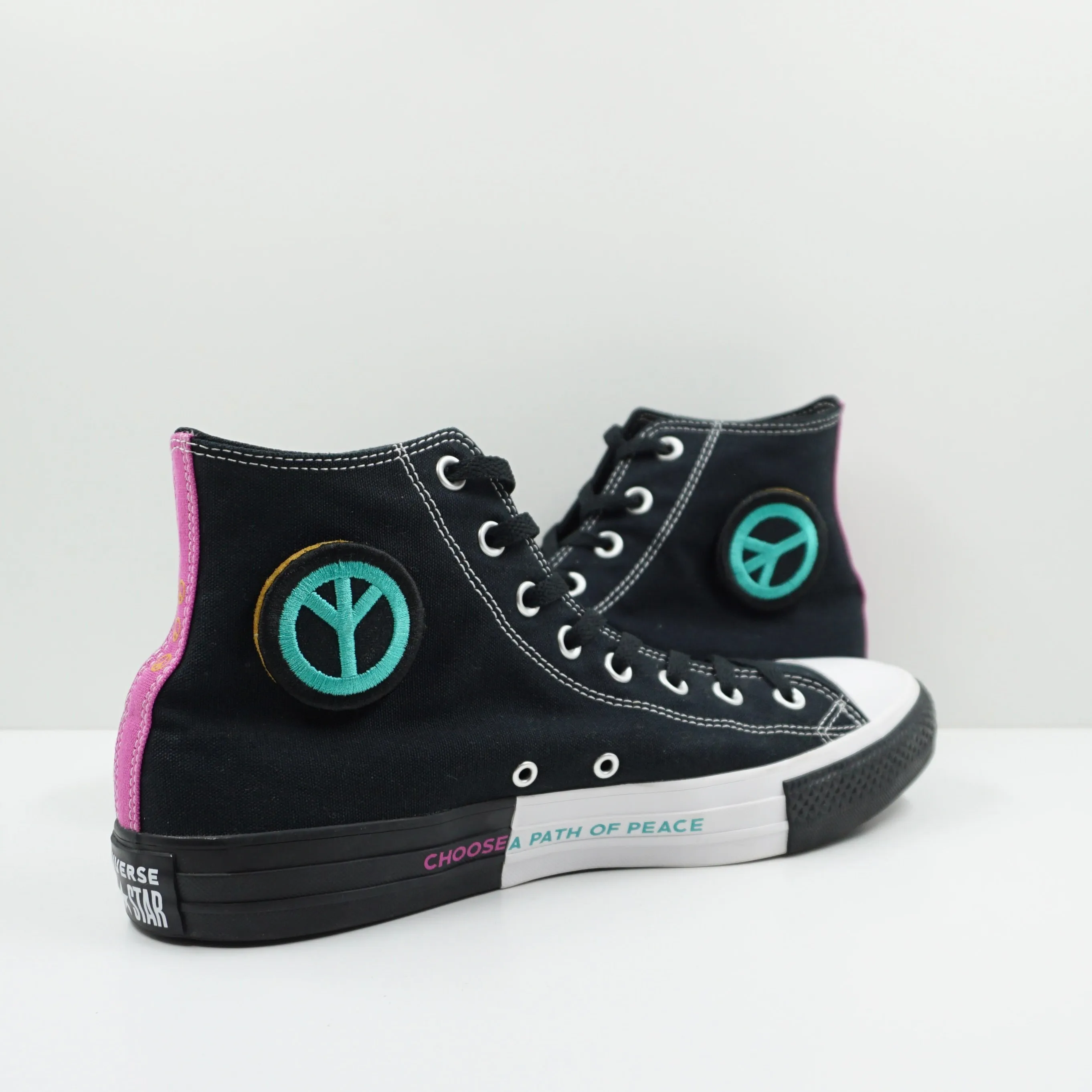 Converse Chuck Taylor All Star Hi Seek Peace Black Magenta