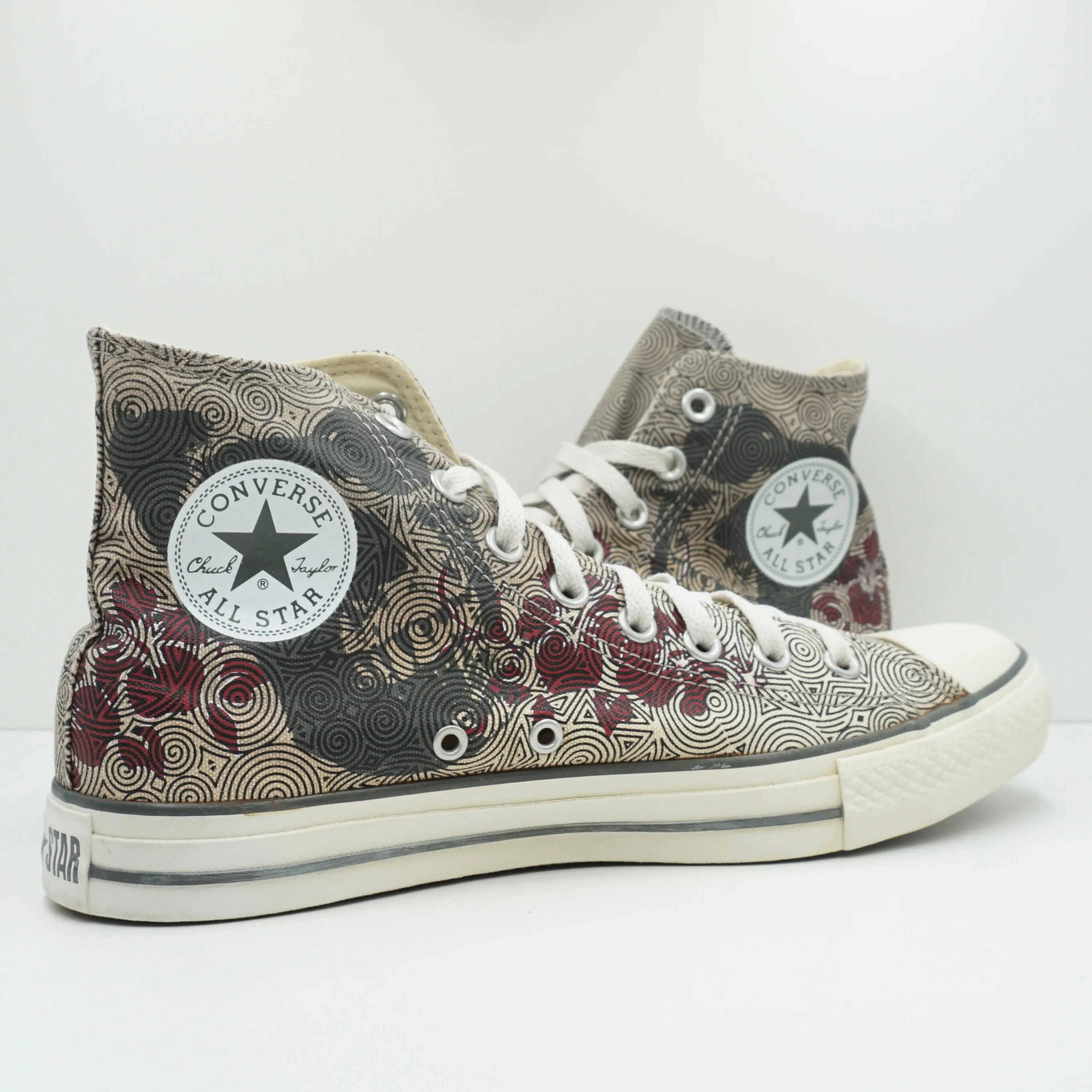 Converse Chuck Taylor All Star High Grey Skull