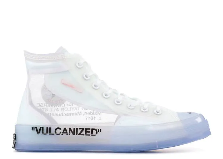 Converse Chuck Taylor All-Star Vulcanized Hi Off-White (WORN)