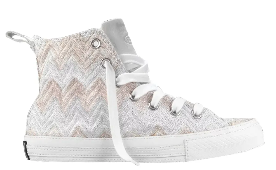 Converse Missoni x Chuck Taylor All Star Hi White