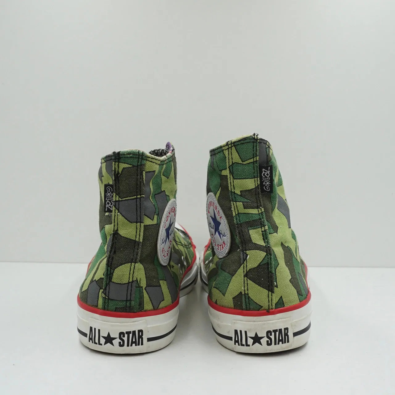 Converse x GORILLAZ Camo Green Chuck Taylor All Star Hi