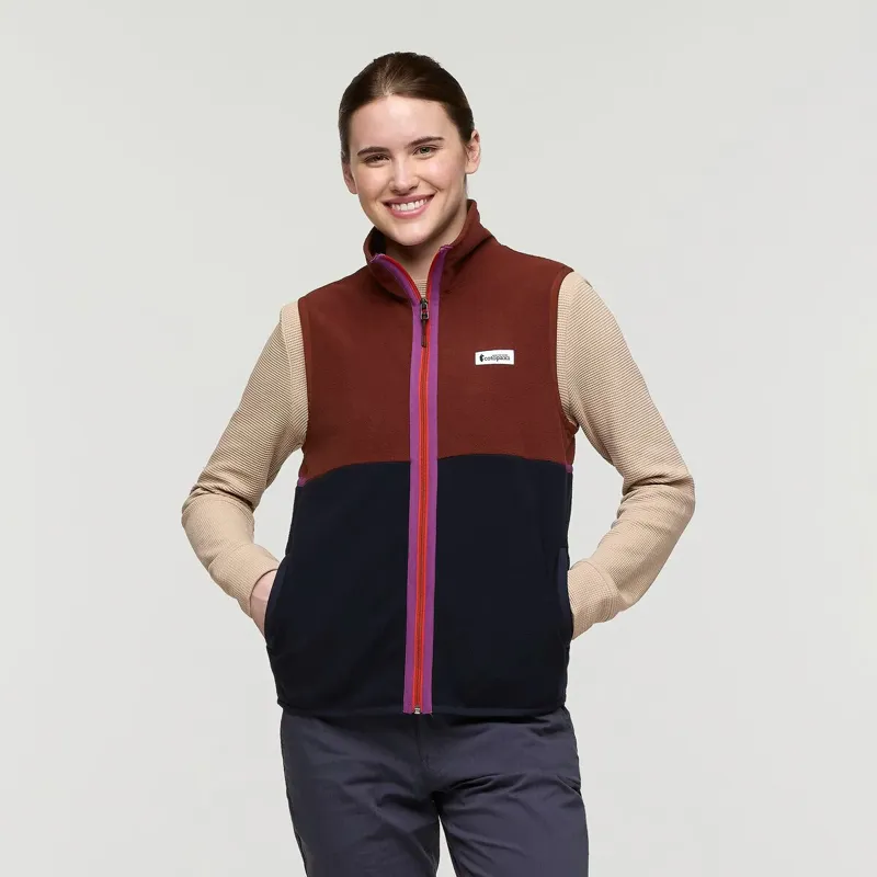 Cotopaxi Women's Amado Fleece Vest Rusty Carbon