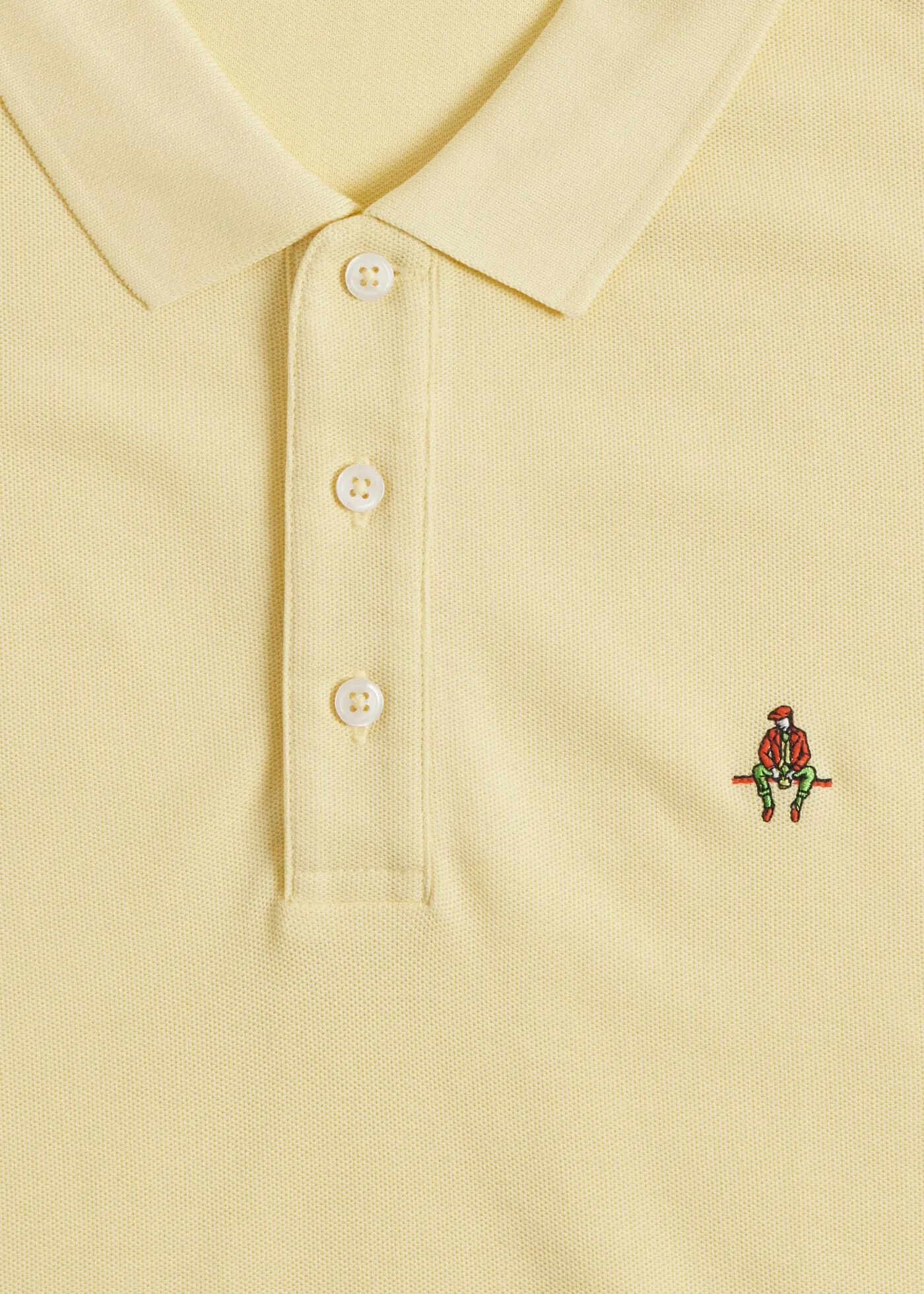 Cotton Piqué Logo Polo