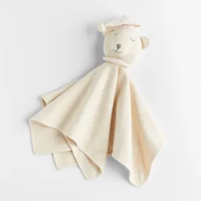 Crate&Barrel Sleepy Bear Baby Lovey Blanket