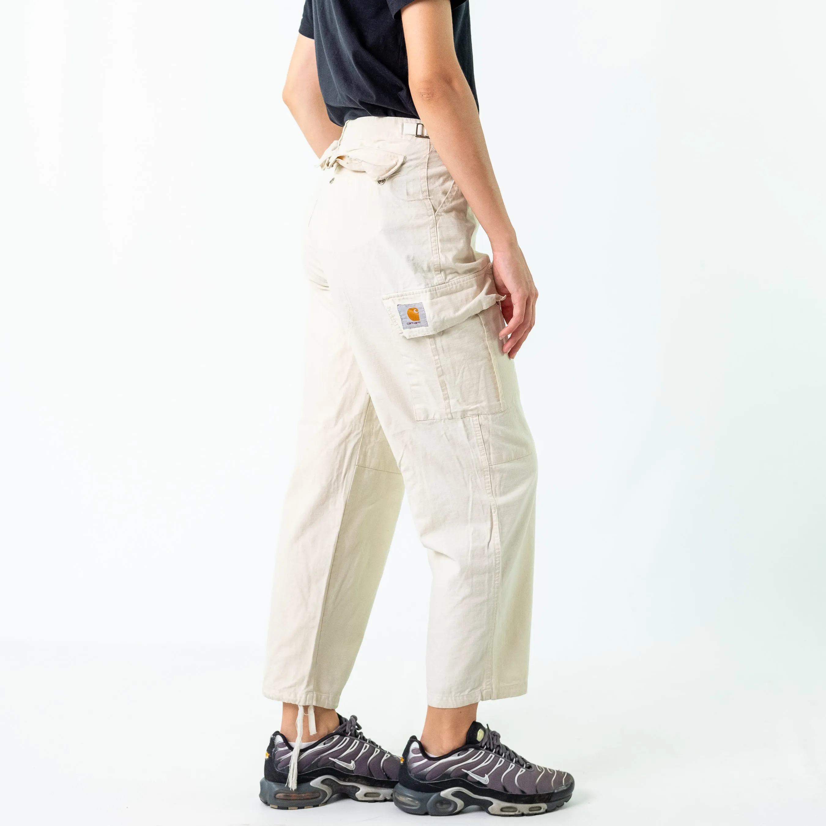 Cream y2ks Carhartt Woven Cargo Pants Baggy Pants (28x28)