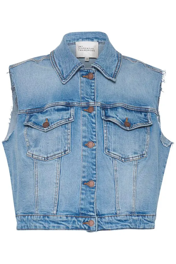 DangoMW Vest Light Blue Retro