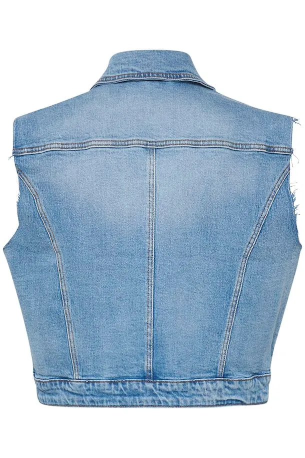 DangoMW Vest Light Blue Retro