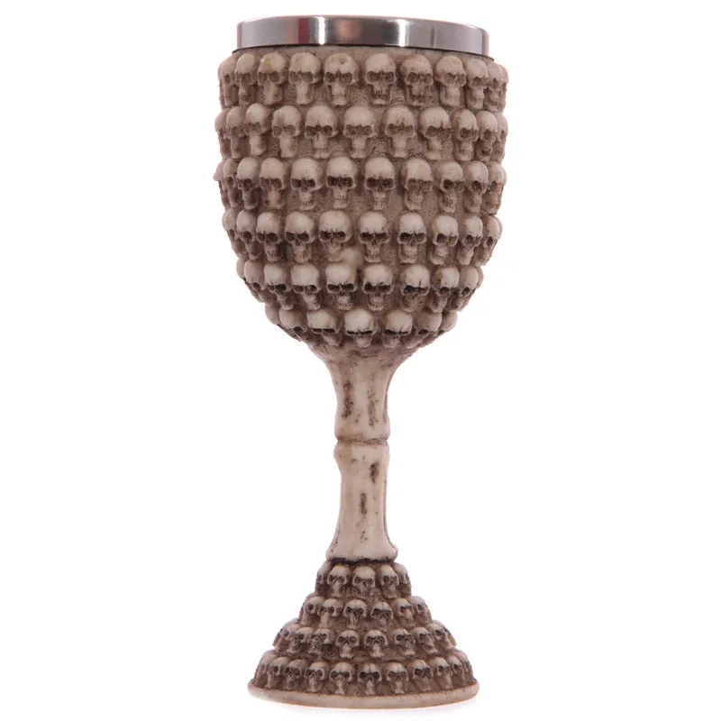 Decorative Gothic Multi Skulls Goblet SK126