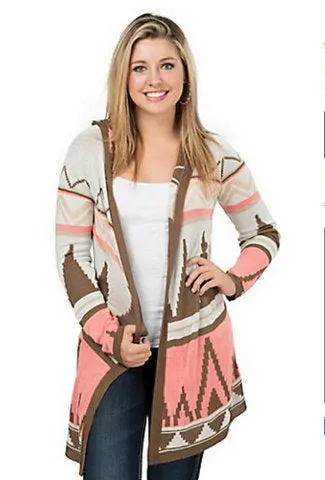 Derek Pueblo Hooded Cardigan