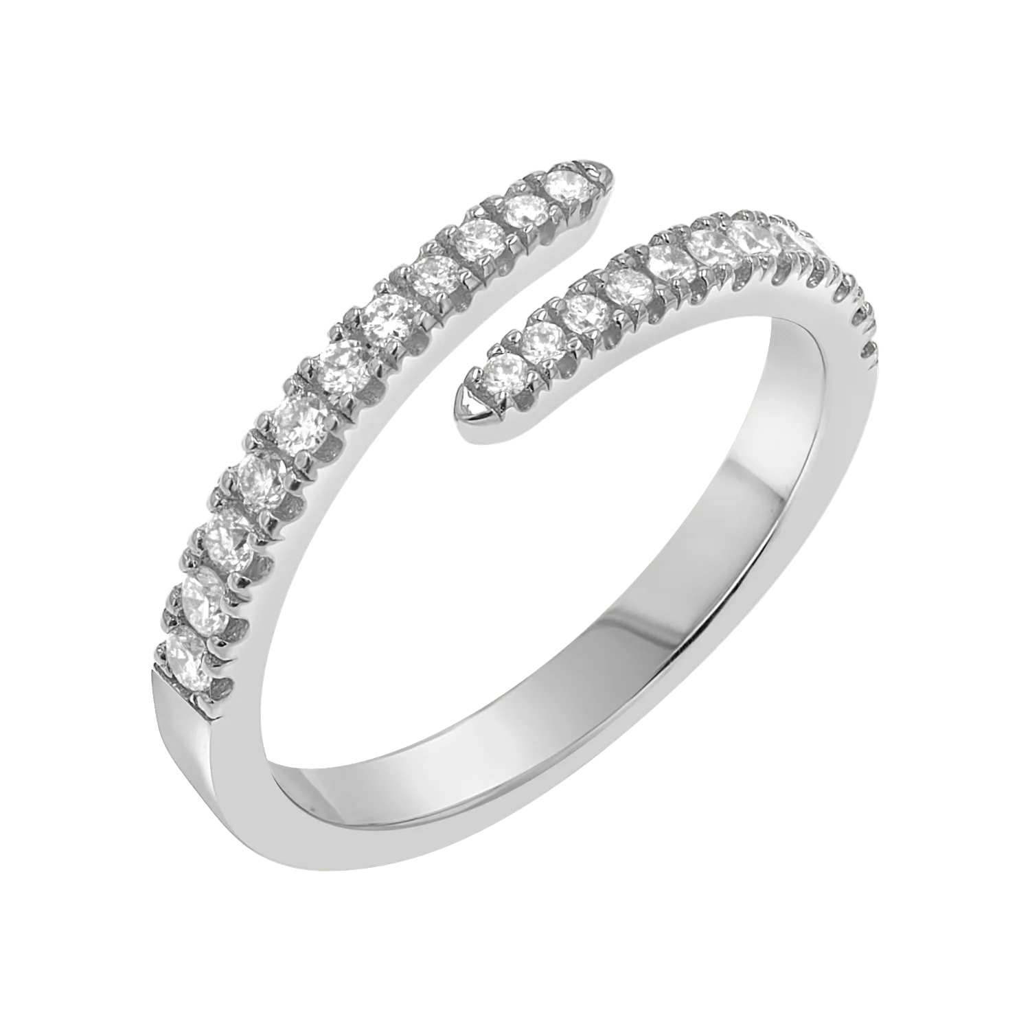 Diamond Coil Ring