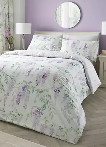 Dreams & Drapes Wisteria Duvet Cover Set - Lilac | Kaleidoscope