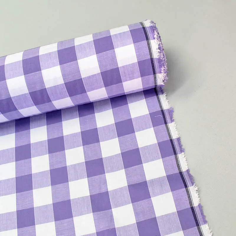 Dressmaking Bold Gingham - Lilac