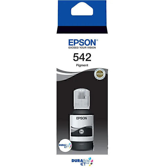 Epson 542 Black/Cyan/Magenta/Yellow Eco Tank Ink Pigment DuraBrite Genuine