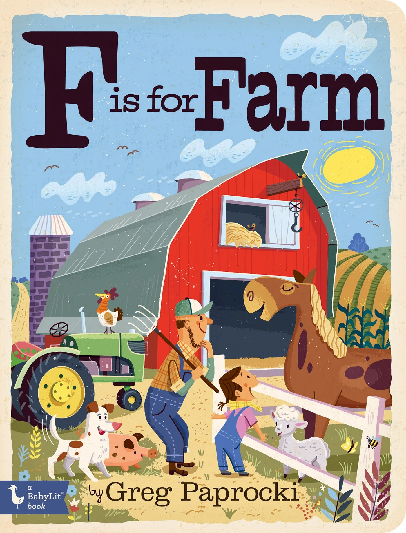 F is for Farm Board Book