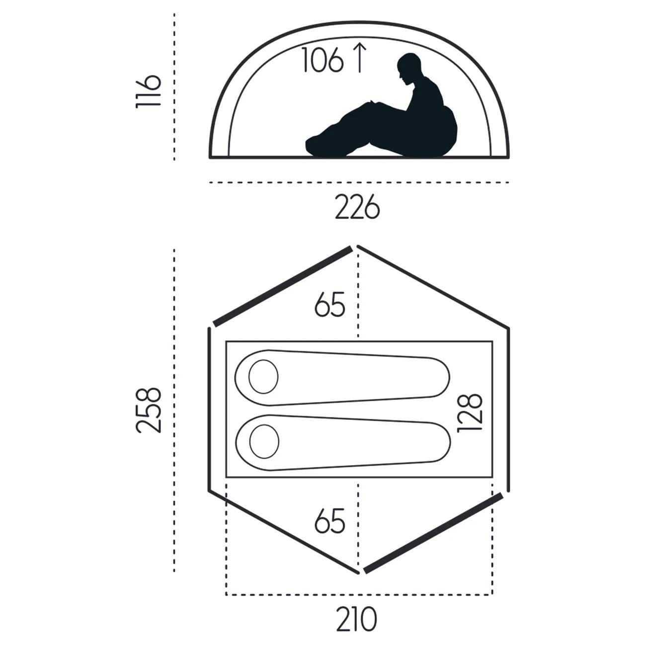 Fjallraven Abisko Friluft 2 Tent Pine Green