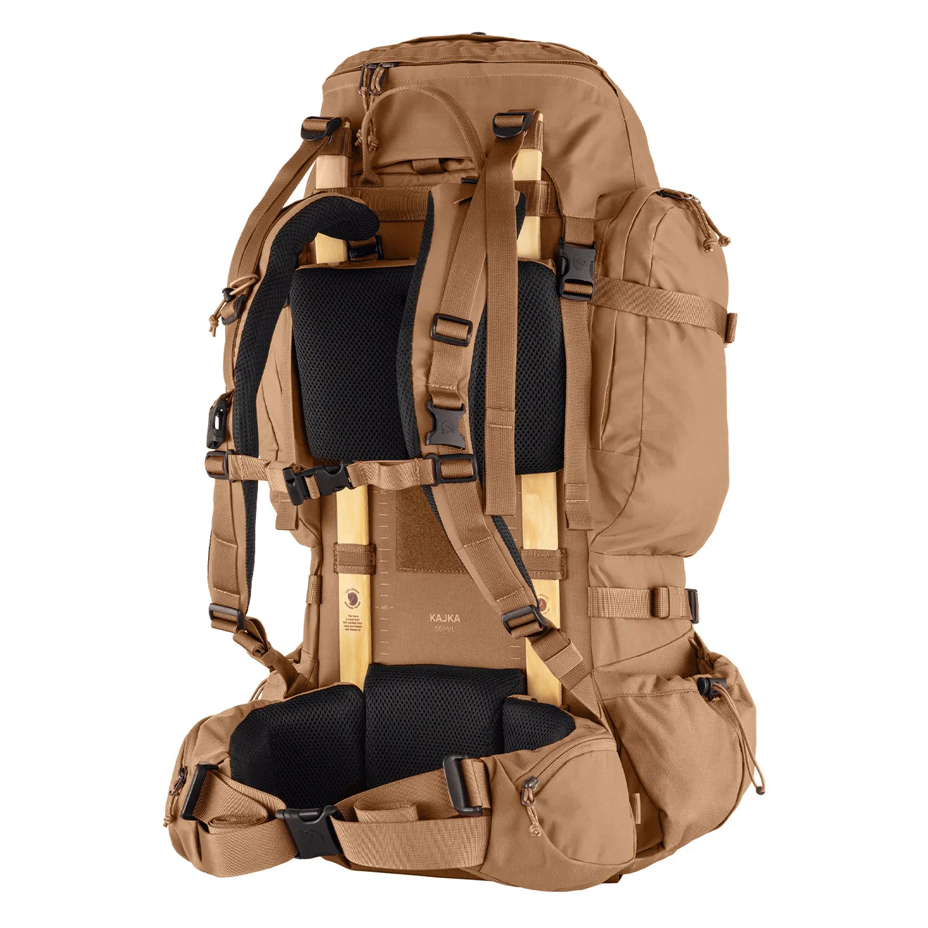 Fjallraven Kajka 55L M/L Backpack Khaki Dust