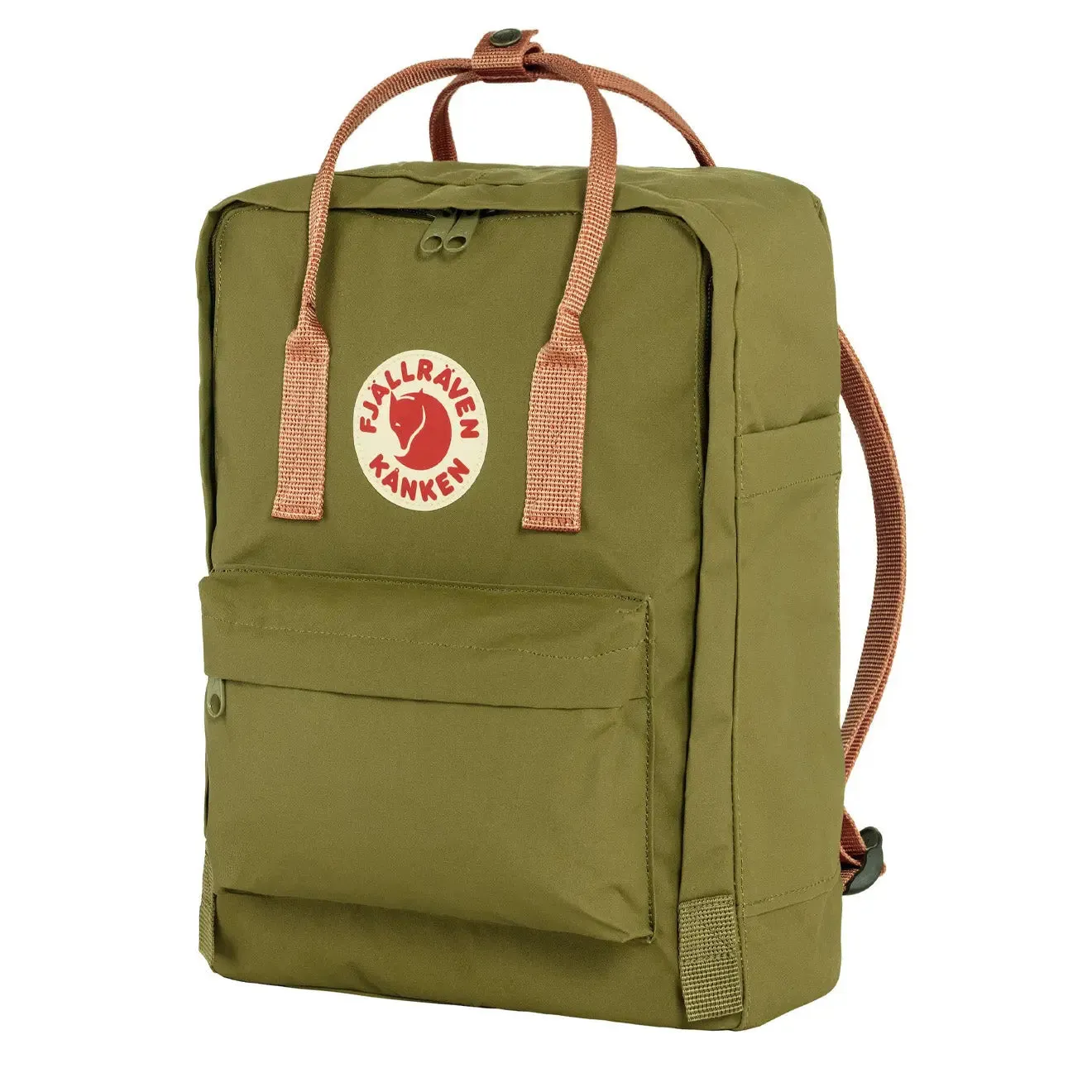 Fjallraven Kanken Classic Backpack Foliage Green / Peach Sand