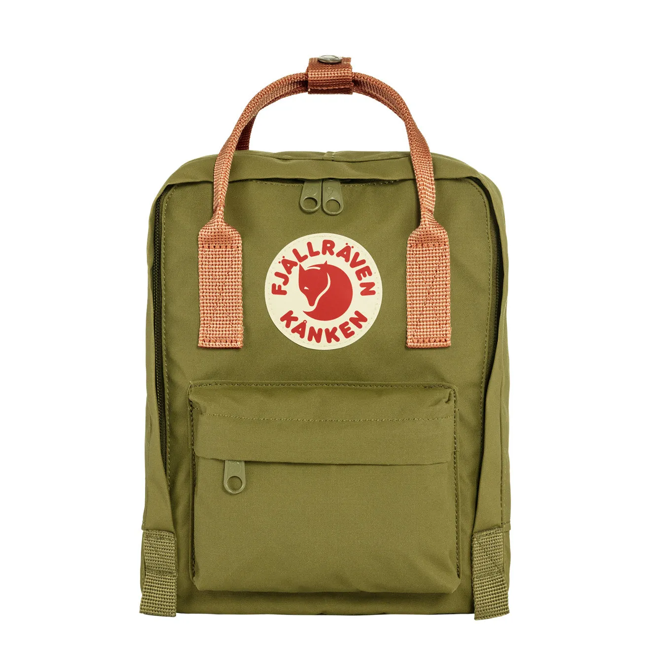 Fjallraven Kanken Mini Backpack Foliage Green / Peach Sand