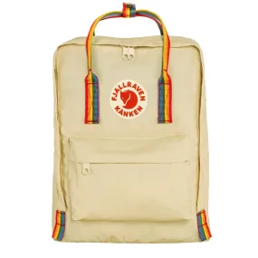 Fjallraven Kanken Rainbow Classic Backpack Light Oak / Rainbow Pattern