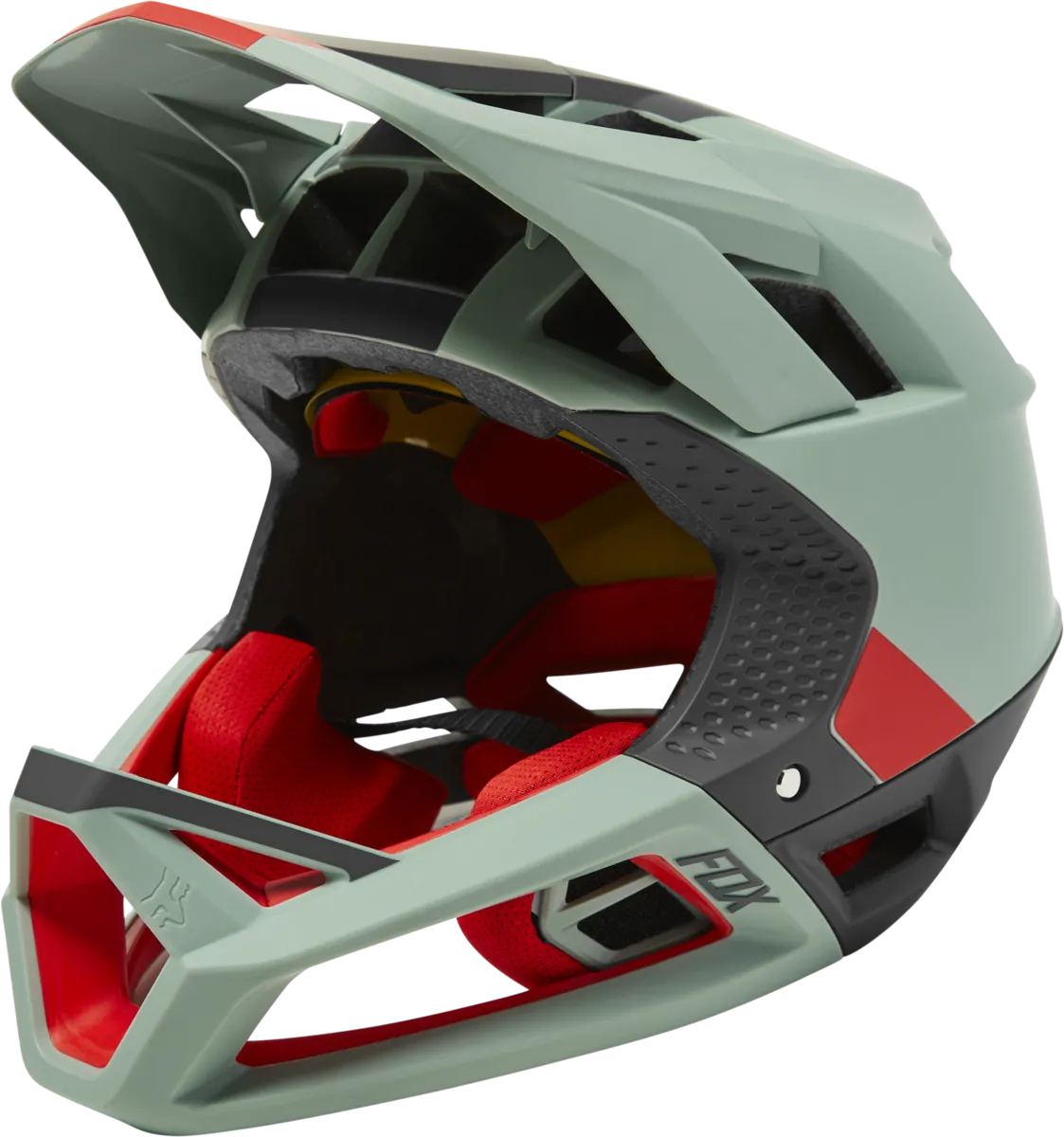 Fox Racing ProFrame Full Face Helmet - Blocked - Eucalyptus