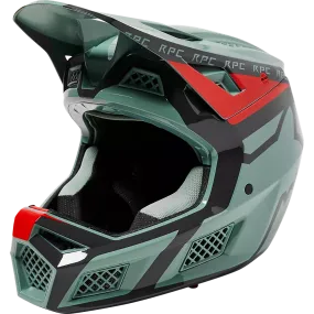 Fox Racing Rampage Pro Carbon MIPS Divide Full Face Helmet - Eucalyptus - 2022