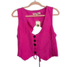 Free People Pink Vest NWT- Size S (see notes)