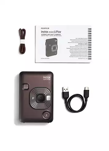 Fujifilm Instax Mini LiPlay Hybrid Instant Camera - Deep Bronze | Kaleidoscope