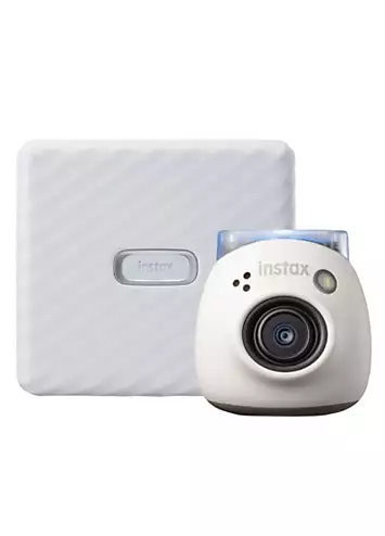 Fujifilm Instax PAL Digital Camera with Link Wide Printer Bundle - Ash White | Kaleidoscope