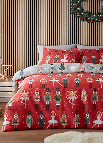 Fusion Christmas Nutcracker Duvet Cover Set | Kaleidoscope