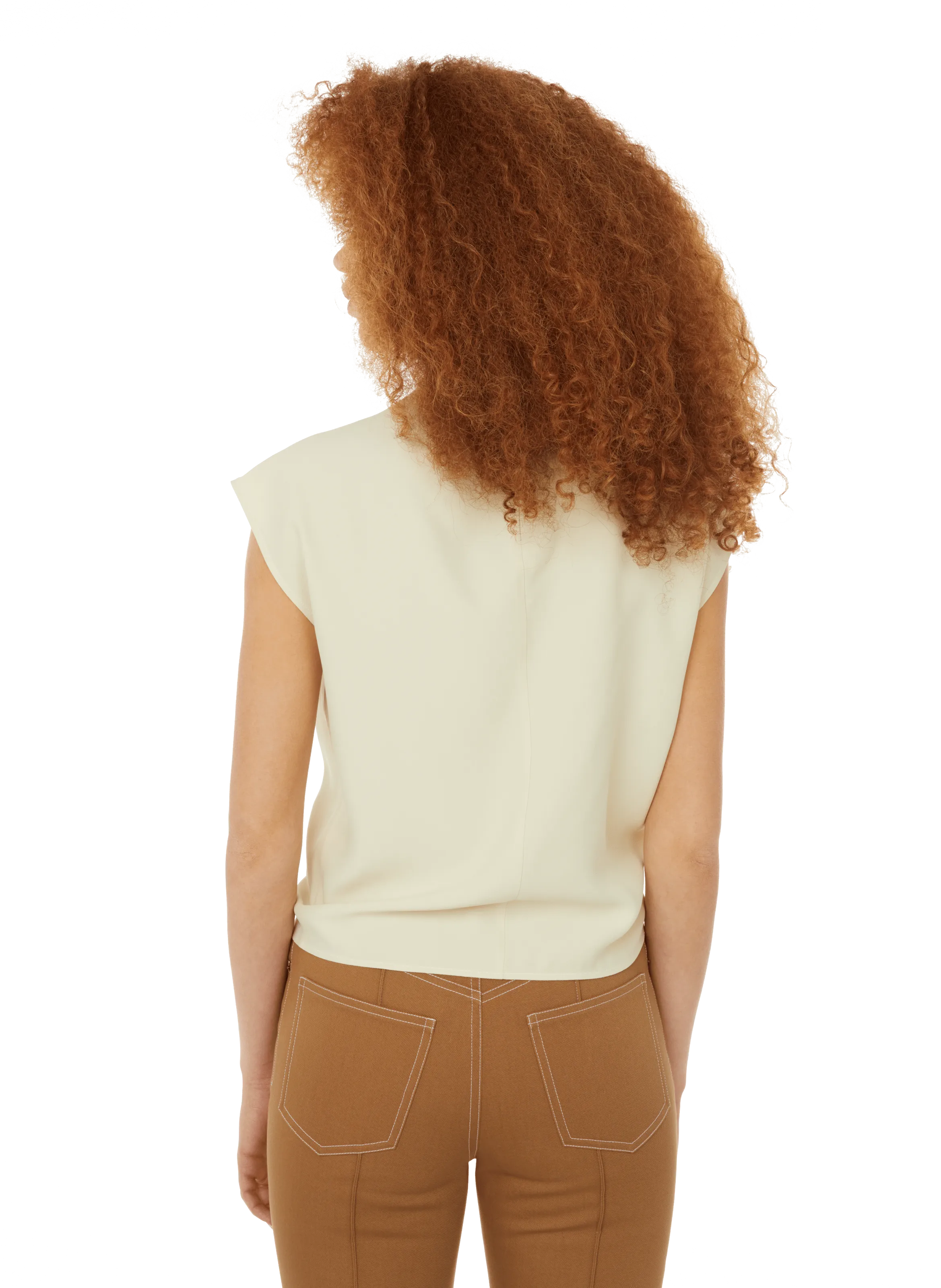 GAUCHERE  Vassilia sleeveless top - Beige