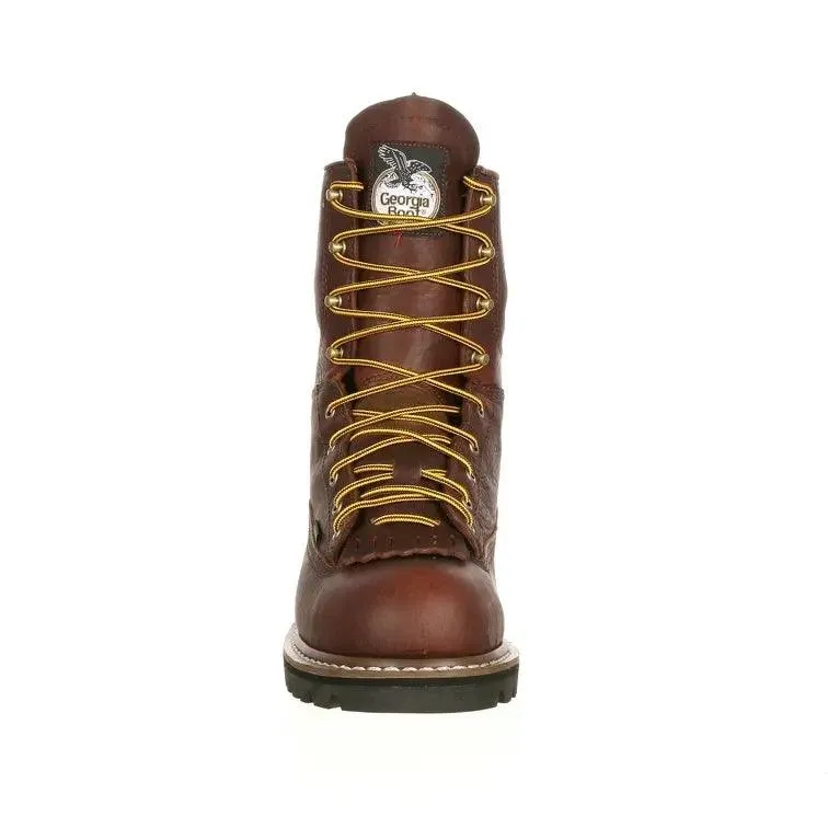 Georgia Boot Steel Toe Waterproof Lace-to-Toe Work Boot G103