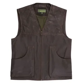 GO12: Men's Brown Leather Shooting Vest