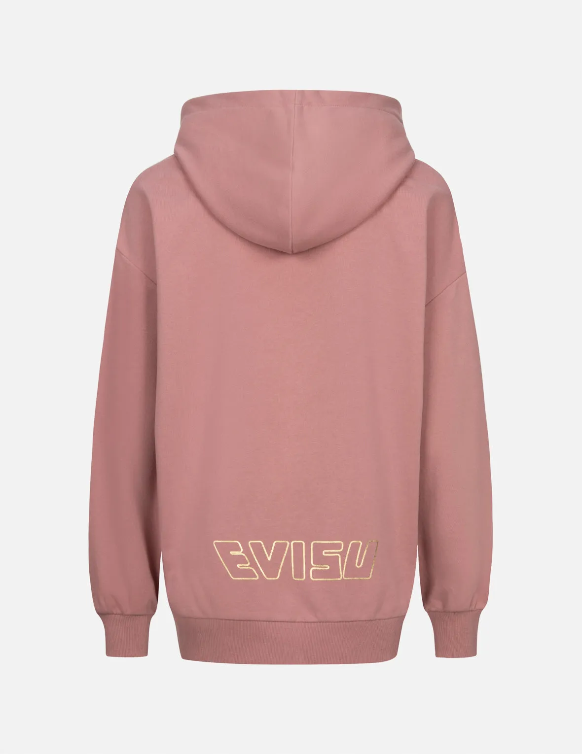 Goldfish and Floral Flow Print Oversized Hoodie