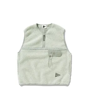 Gramicci x and wander Women's JQ Tape Fleece Vest