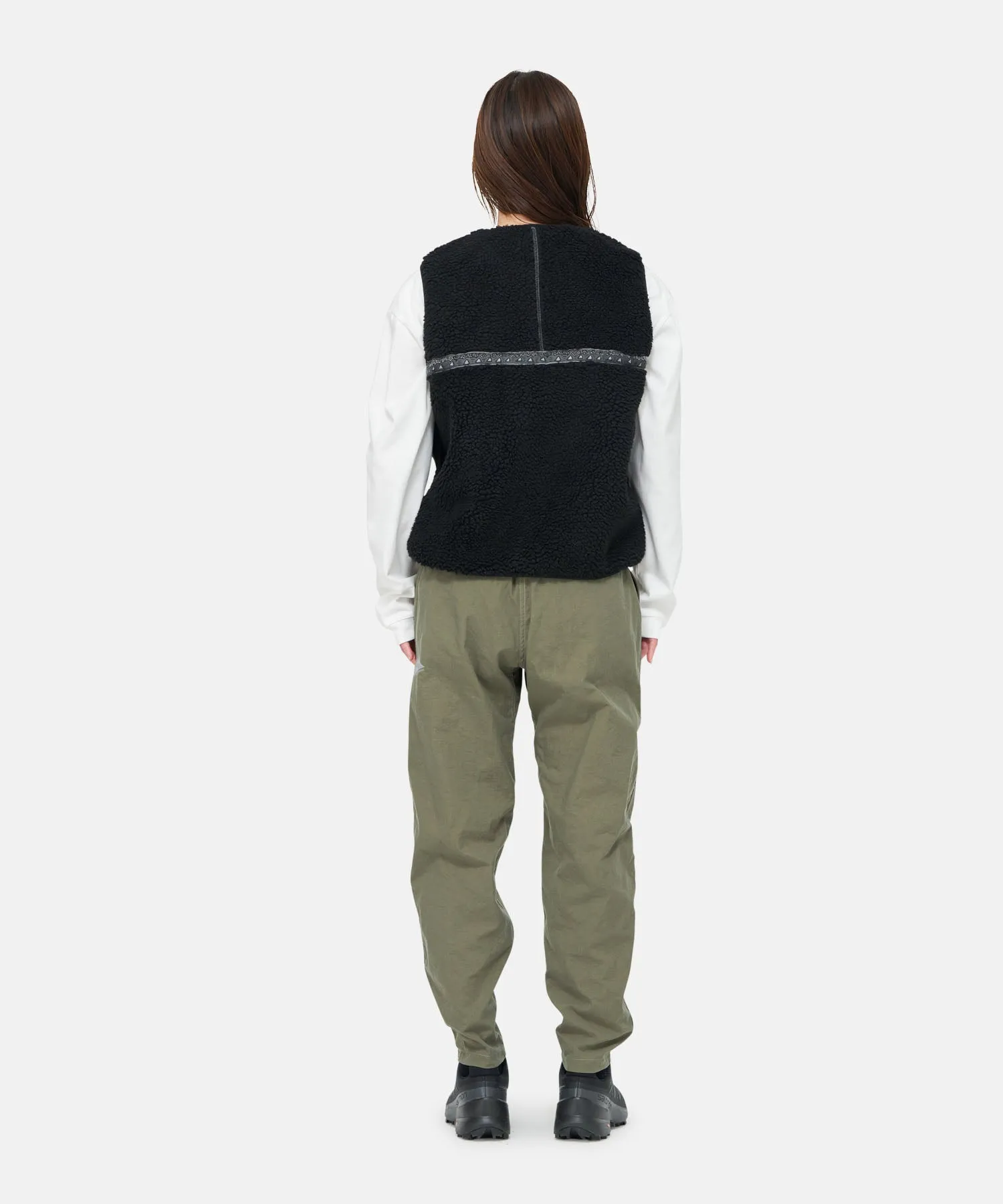 Gramicci x and wander Women's JQ Tape Fleece Vest