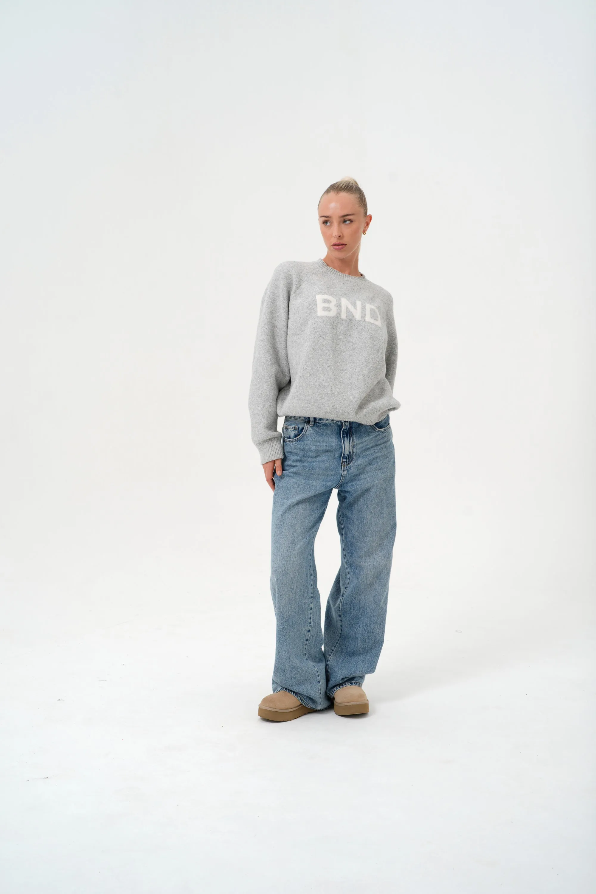 Grandad Sweater - Grey