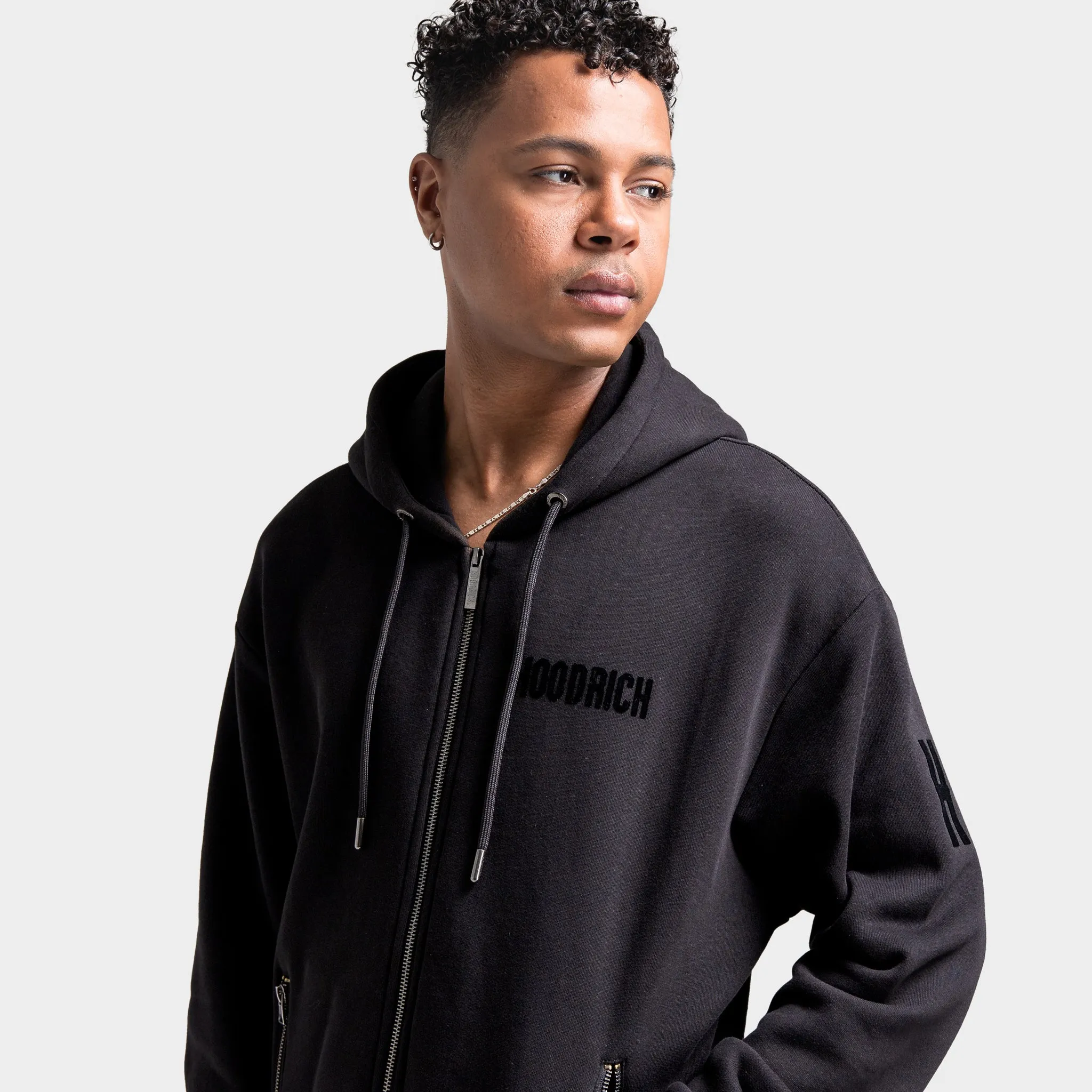 Hoodrich Superior Zip-through Hoodie Black / Black