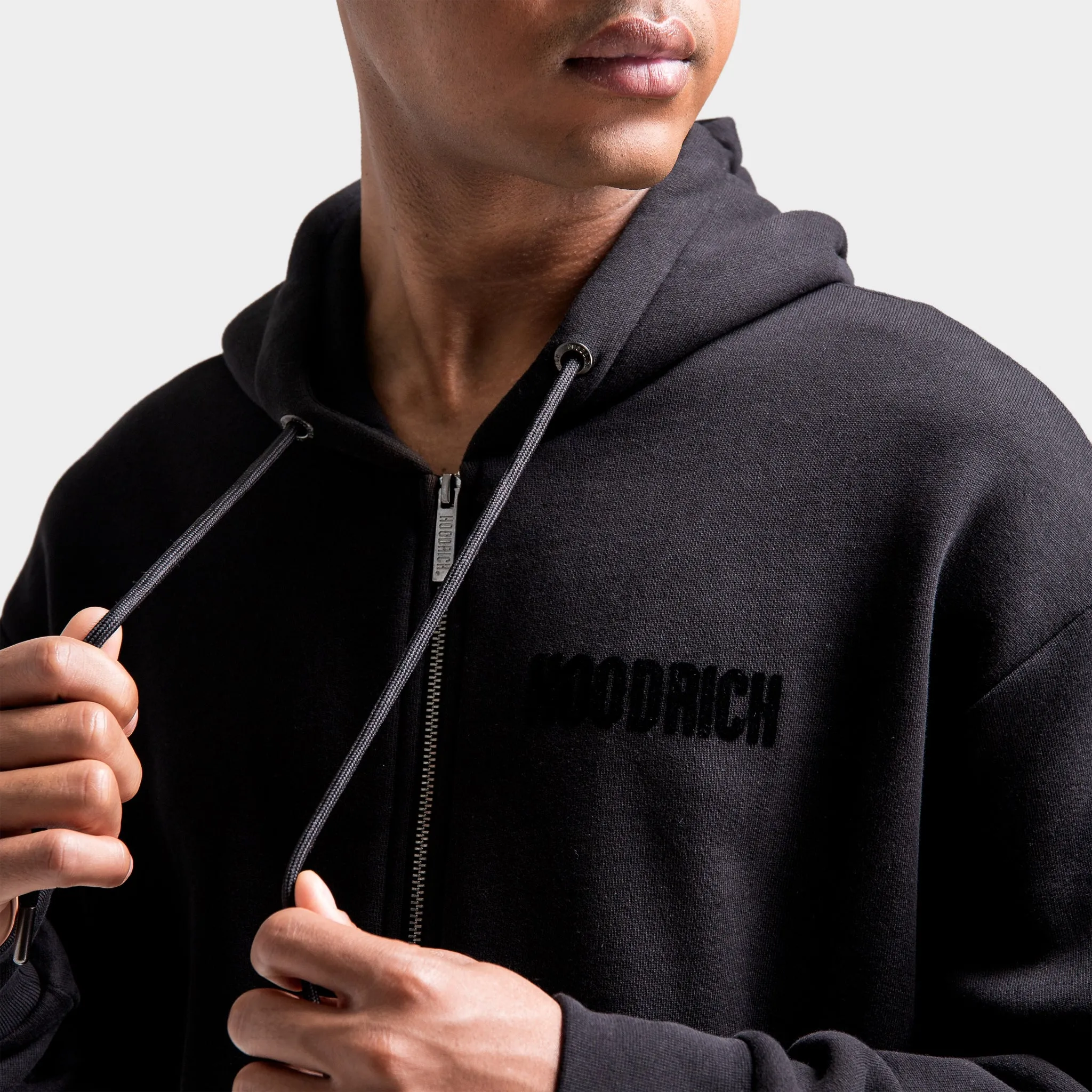 Hoodrich Superior Zip-through Hoodie Black / Black