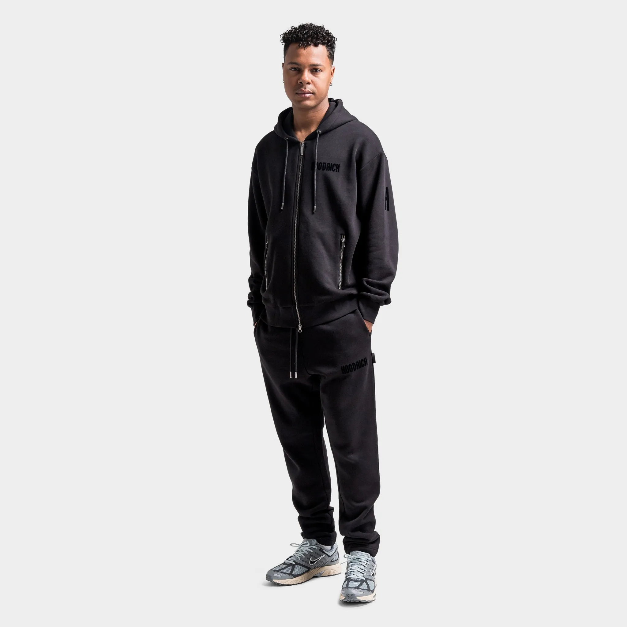 Hoodrich Superior Zip-through Hoodie Black / Black