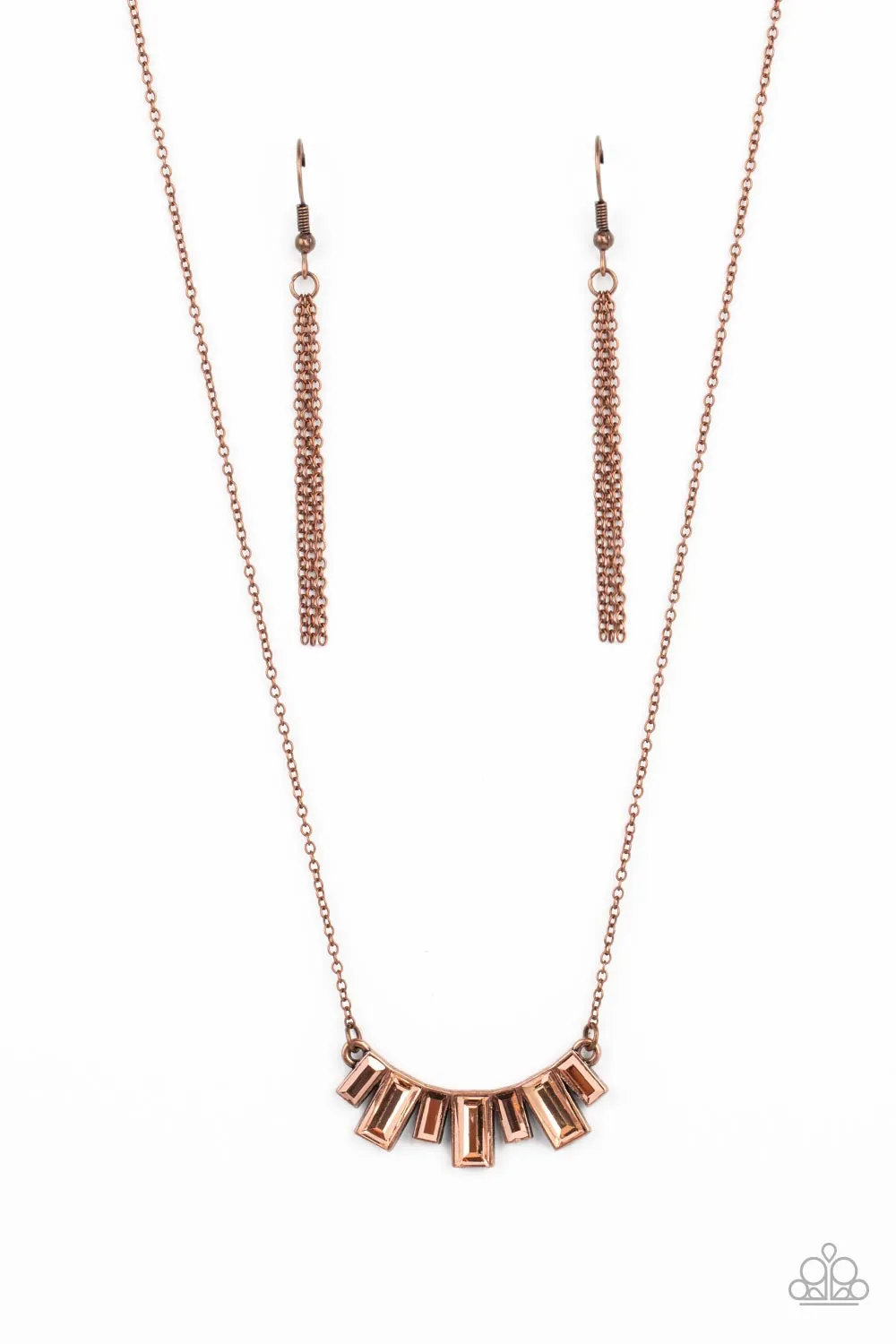 Hype Girl Glamour - Copper ~ Paparazzi Necklace