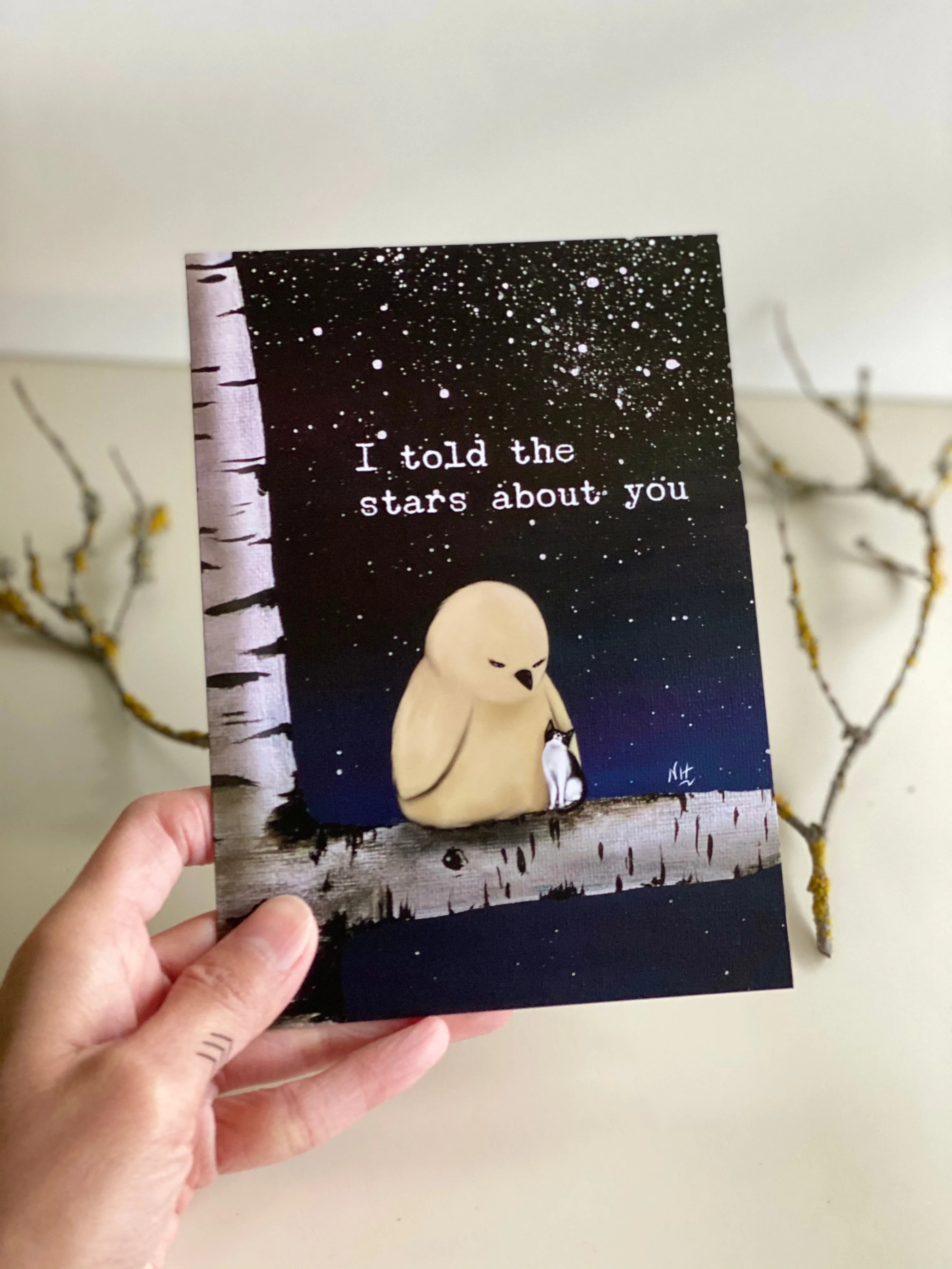 I Told The Stars About You: Greeting Card