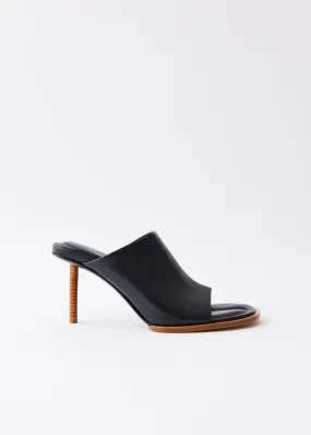 Jacquemus -  Les Mules Rond Carre Heels - Open toe