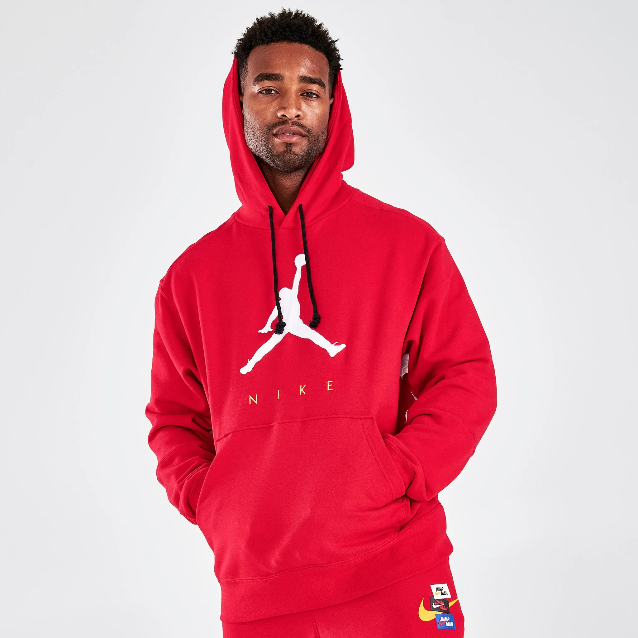 Jordan Jumpman Pullover Hoodie Gym Red / White - Black