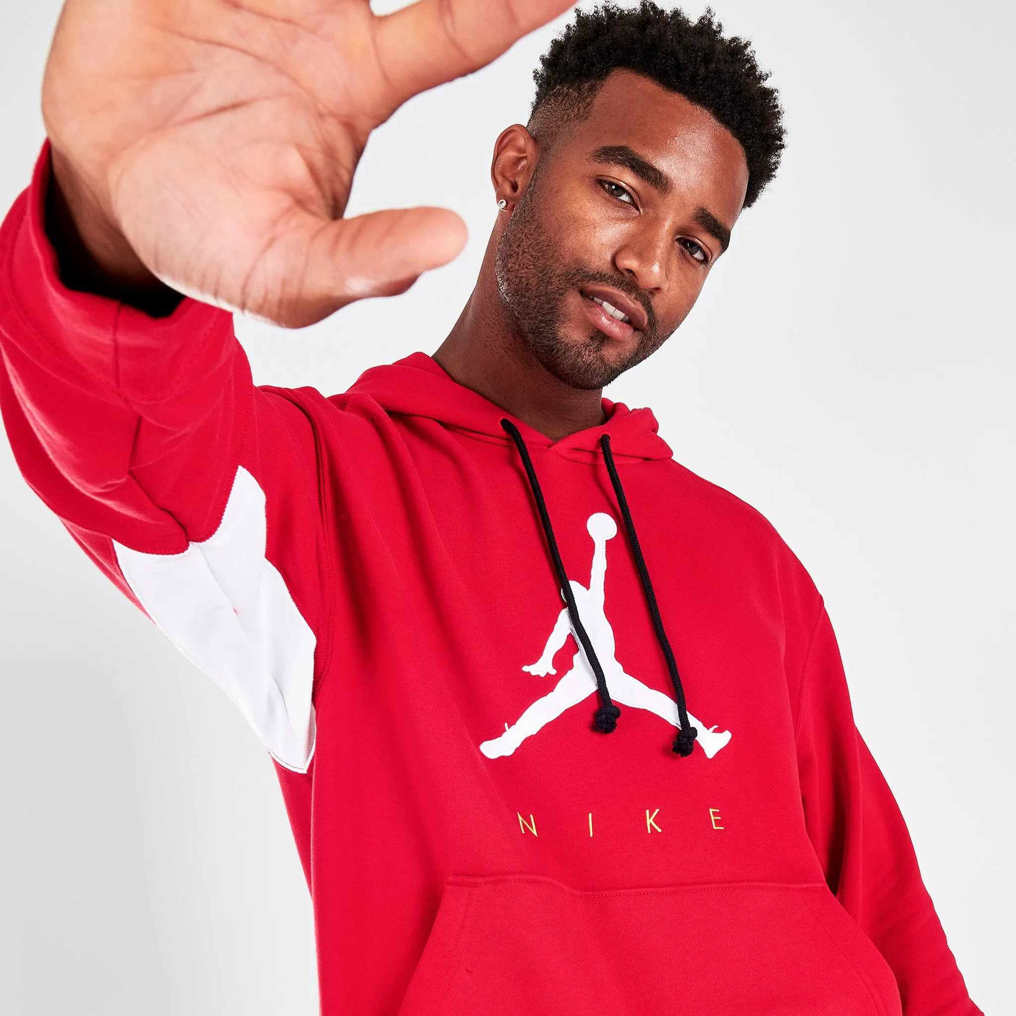 Jordan Jumpman Pullover Hoodie Gym Red / White - Black