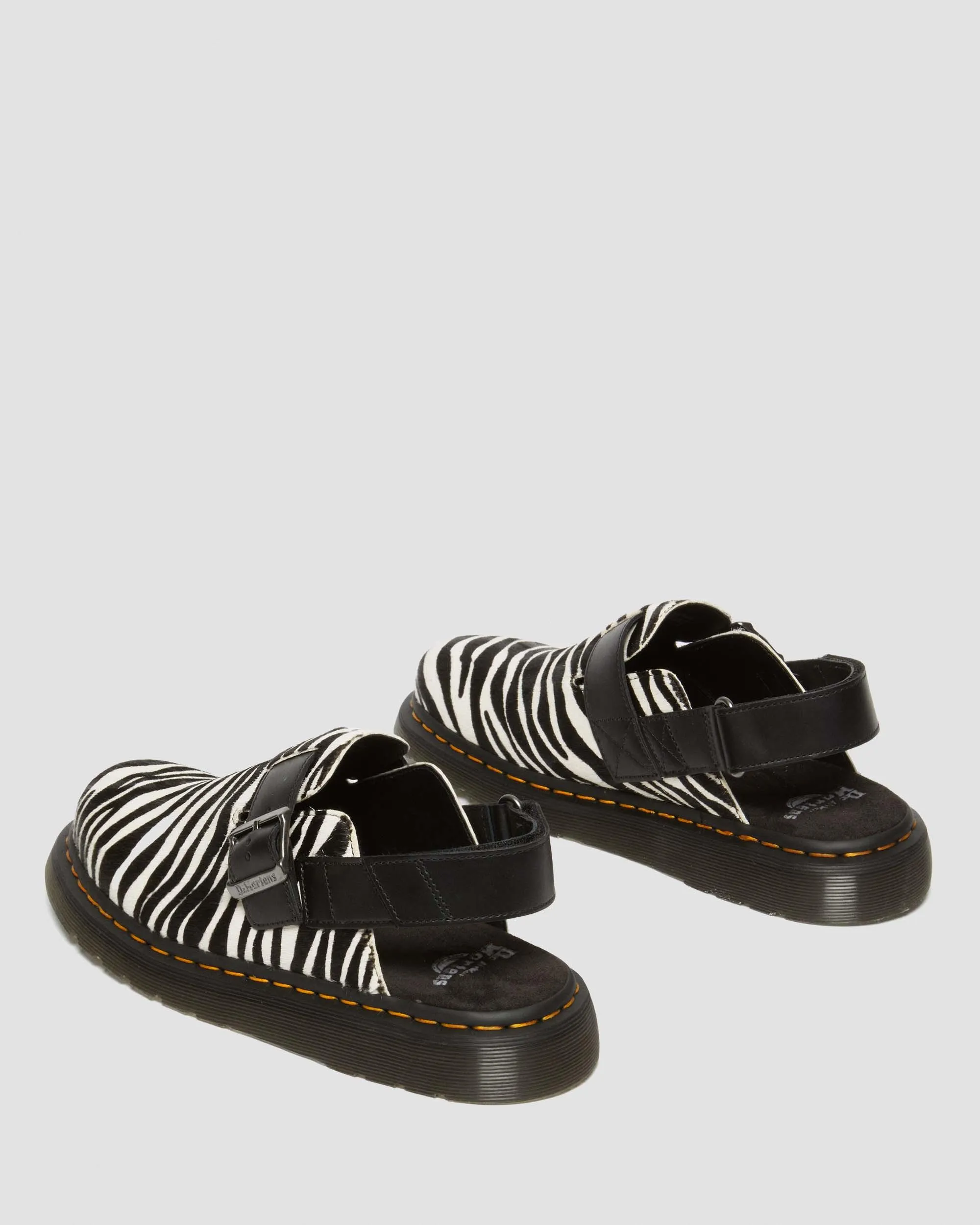 Jorge II Hair-on Animal Print Slingback Mules