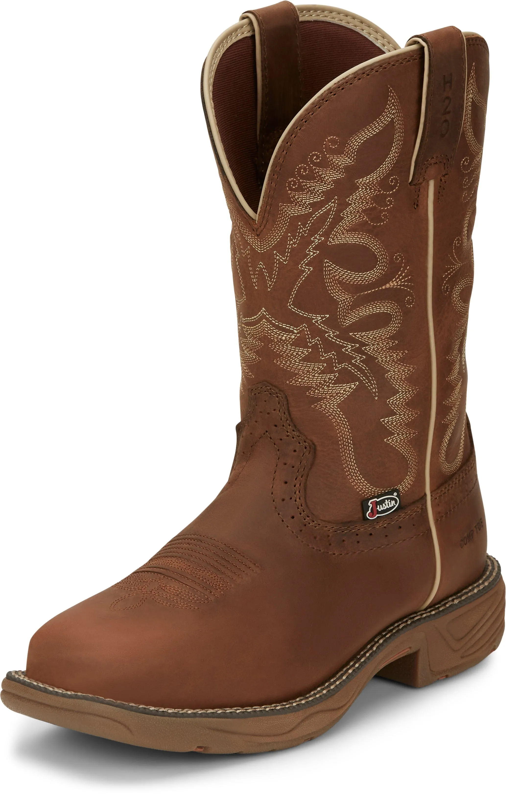 Justin Women's Rush Rustic Tan 11