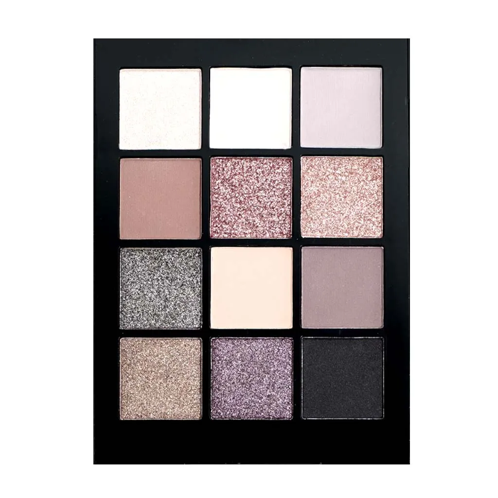 KLEANCOLOR Give Em Shade Mauve Paleta de Sombras 12 Tonos