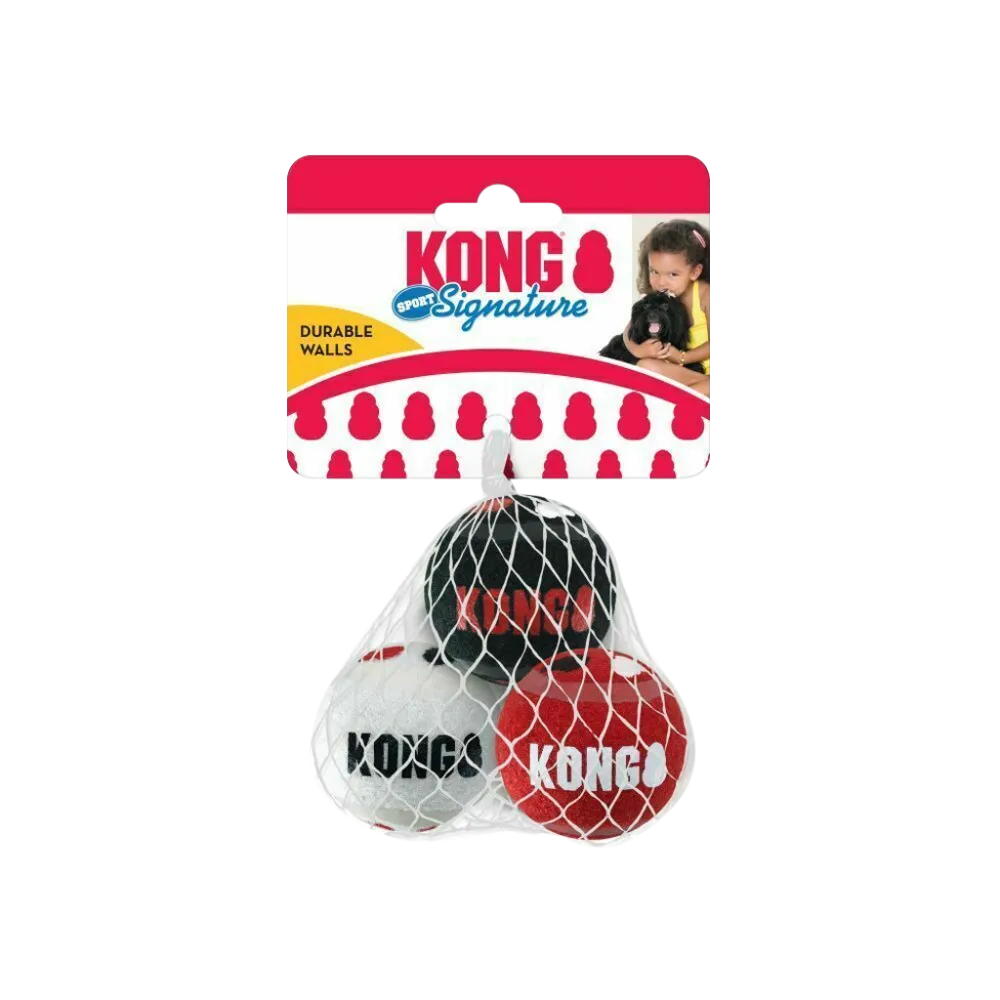 KONG Signature Sport Balls 3-pk XS